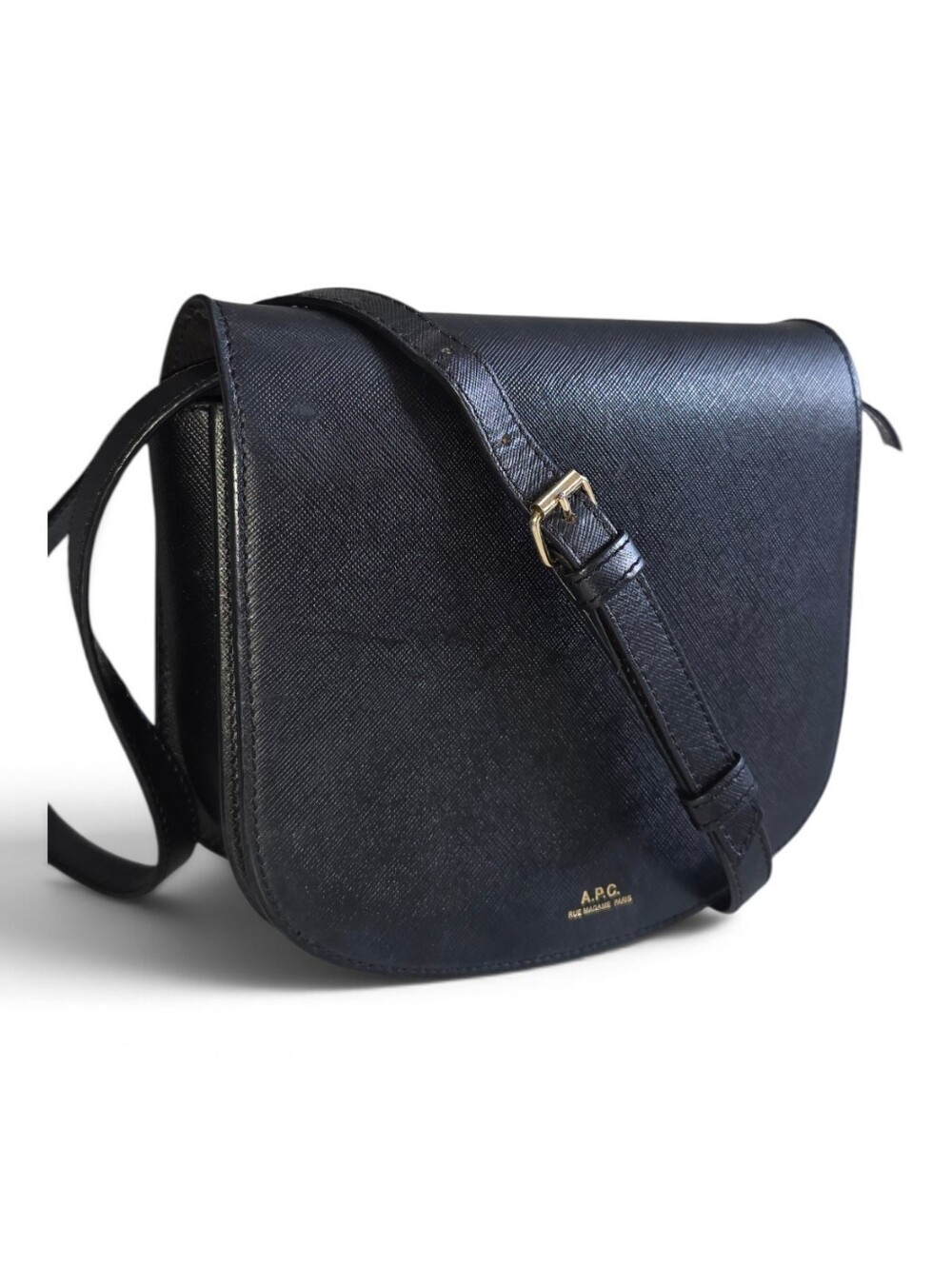A.P.C. Dina Crossbody Bag with Gold Hardware